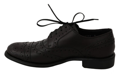 Chaussures habillées Richelieu Dolce & Gabbana en cuir noir