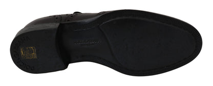 Chaussures habillées Richelieu Dolce & Gabbana en cuir noir