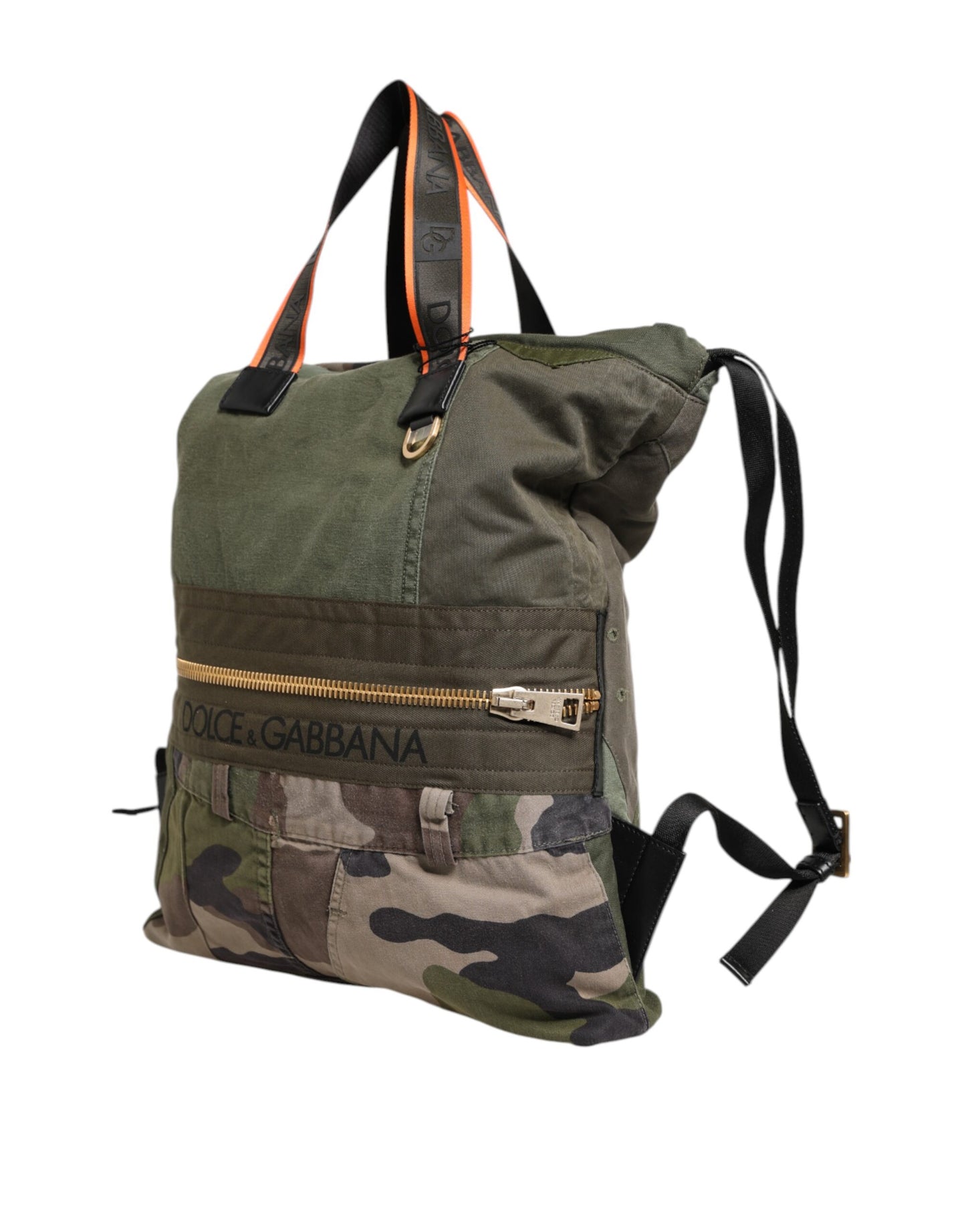 Mochila Dolce & Gabbana de retales en verde militar