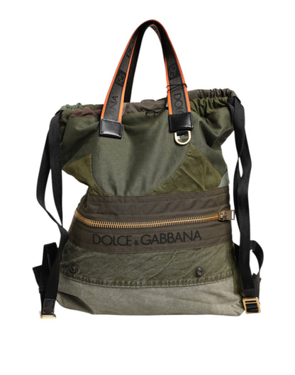 Mochila Dolce & Gabbana de retales en verde militar