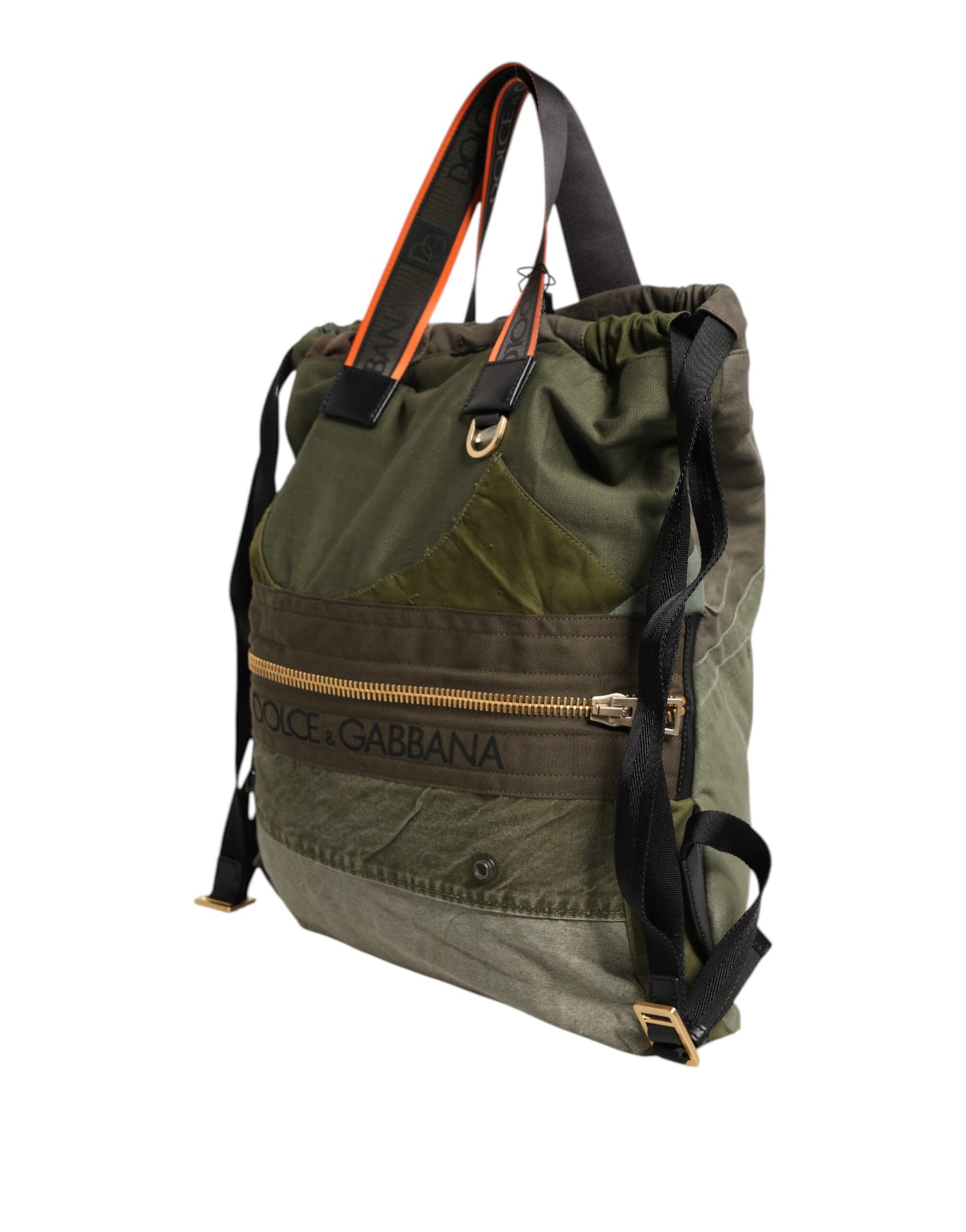 Mochila Dolce & Gabbana de retales en verde militar