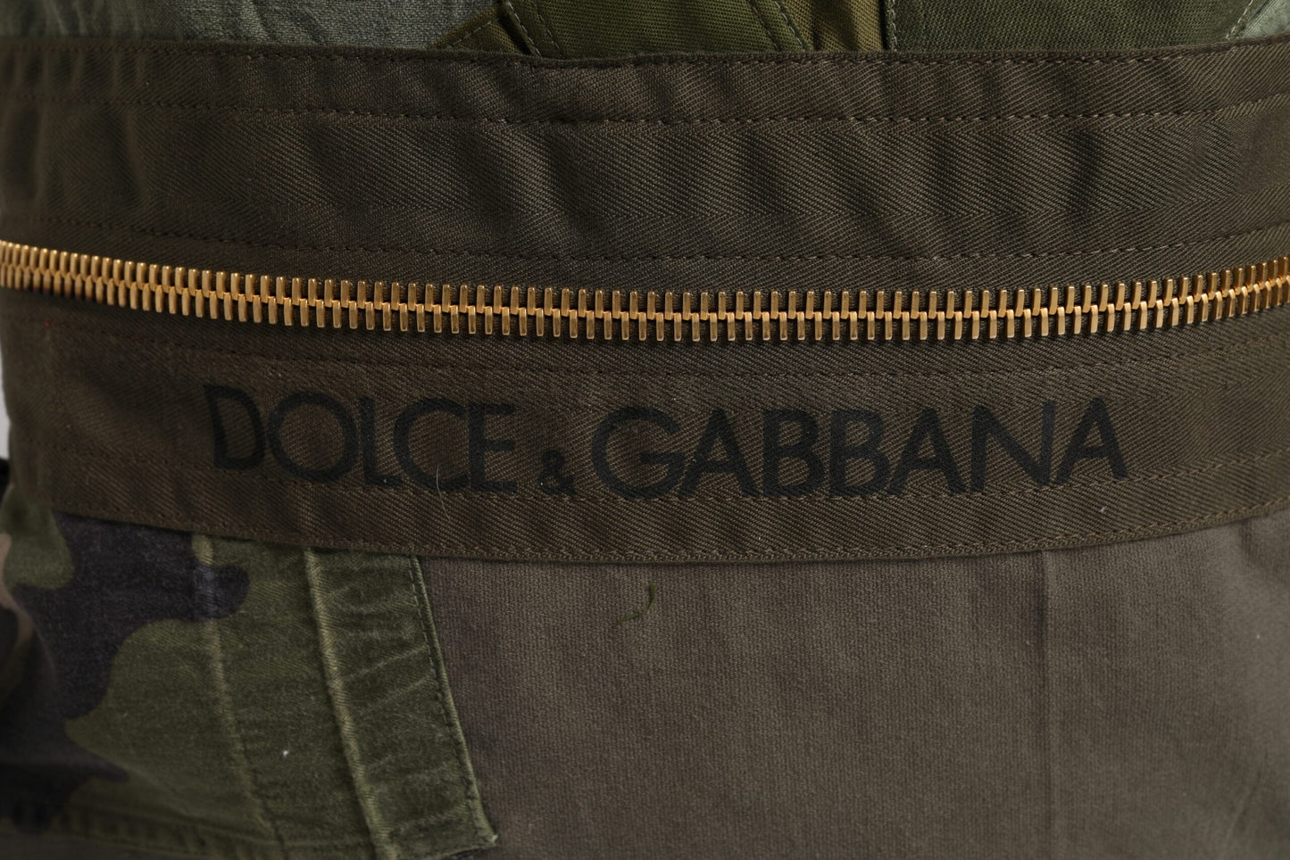 Mochila Dolce & Gabbana de retales en verde militar