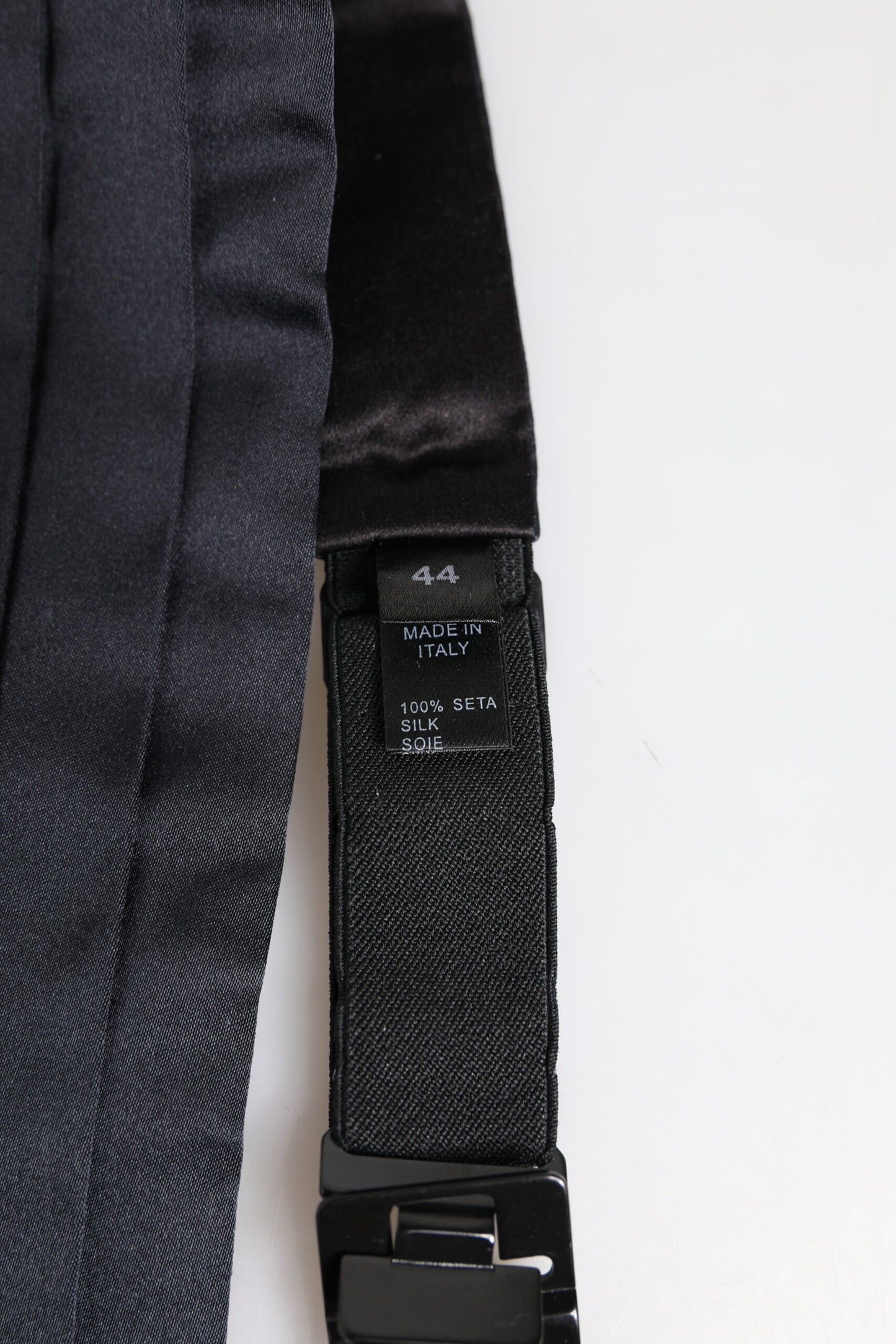 Fajín de cintura Dolce & Gabbana azul oscuro 100 % seda