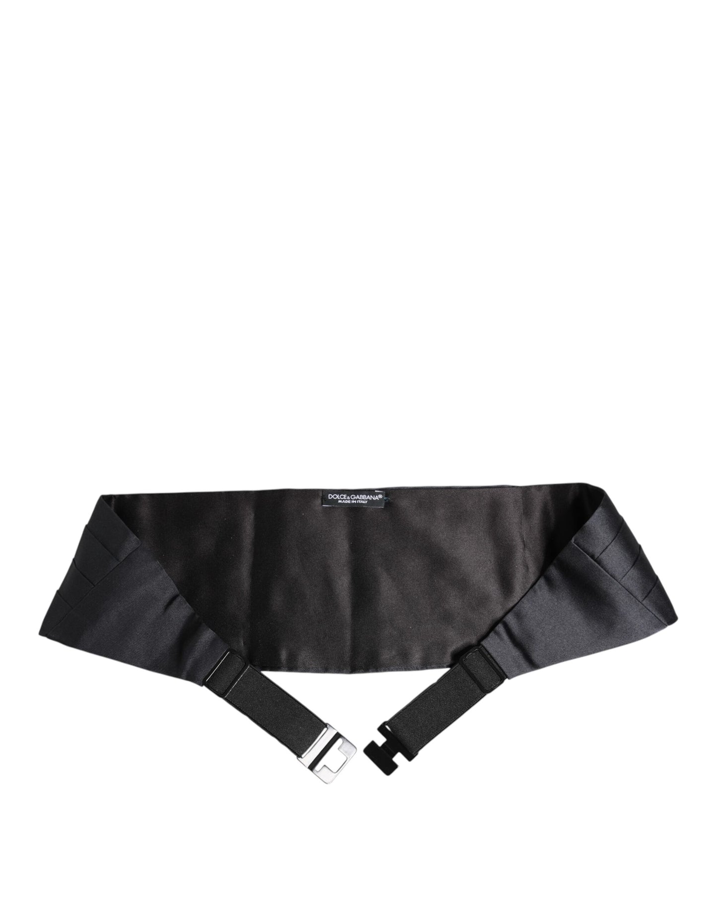 Fajín de cintura Dolce & Gabbana azul oscuro 100 % seda