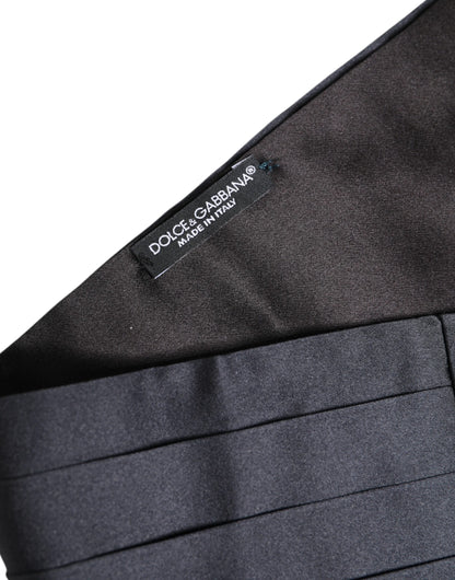 Fajín de cintura Dolce & Gabbana azul oscuro 100 % seda
