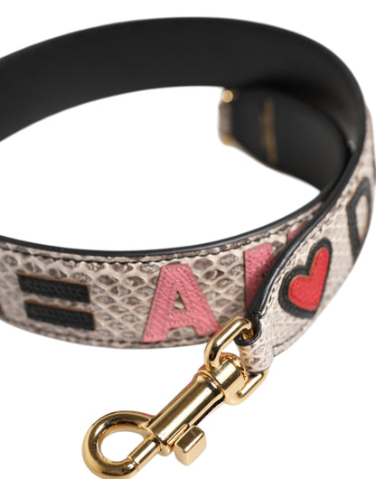 Bandoulière D&G AMORE multicolore en patchwork Dolce & Gabbana
