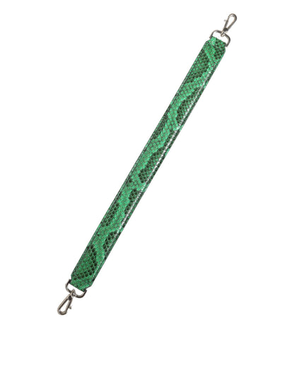Correa para el Hombro de Piel Exótica Negra y Verde Dolce & Gabbana