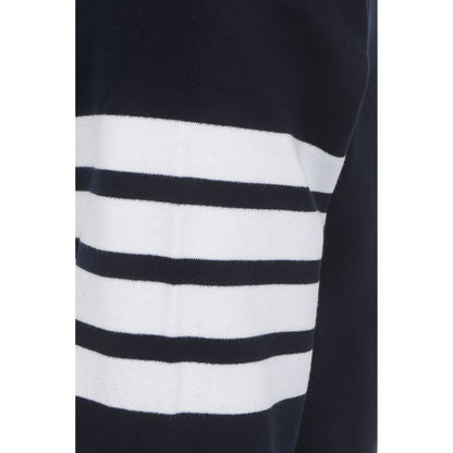 Thom Browne Blue Cotton Sweatshirt