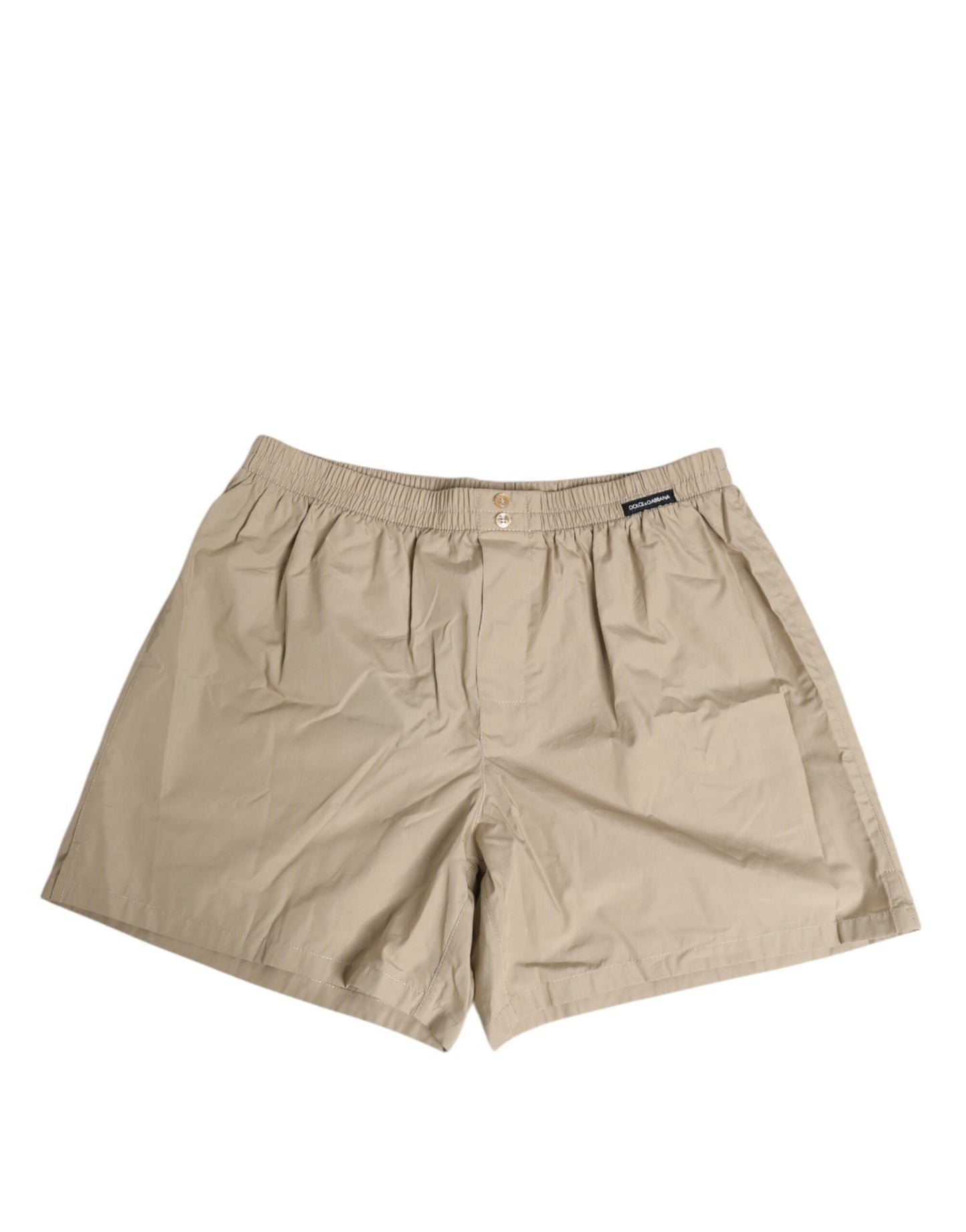 Caleçon classique Dolce & Gabbana en coton beige