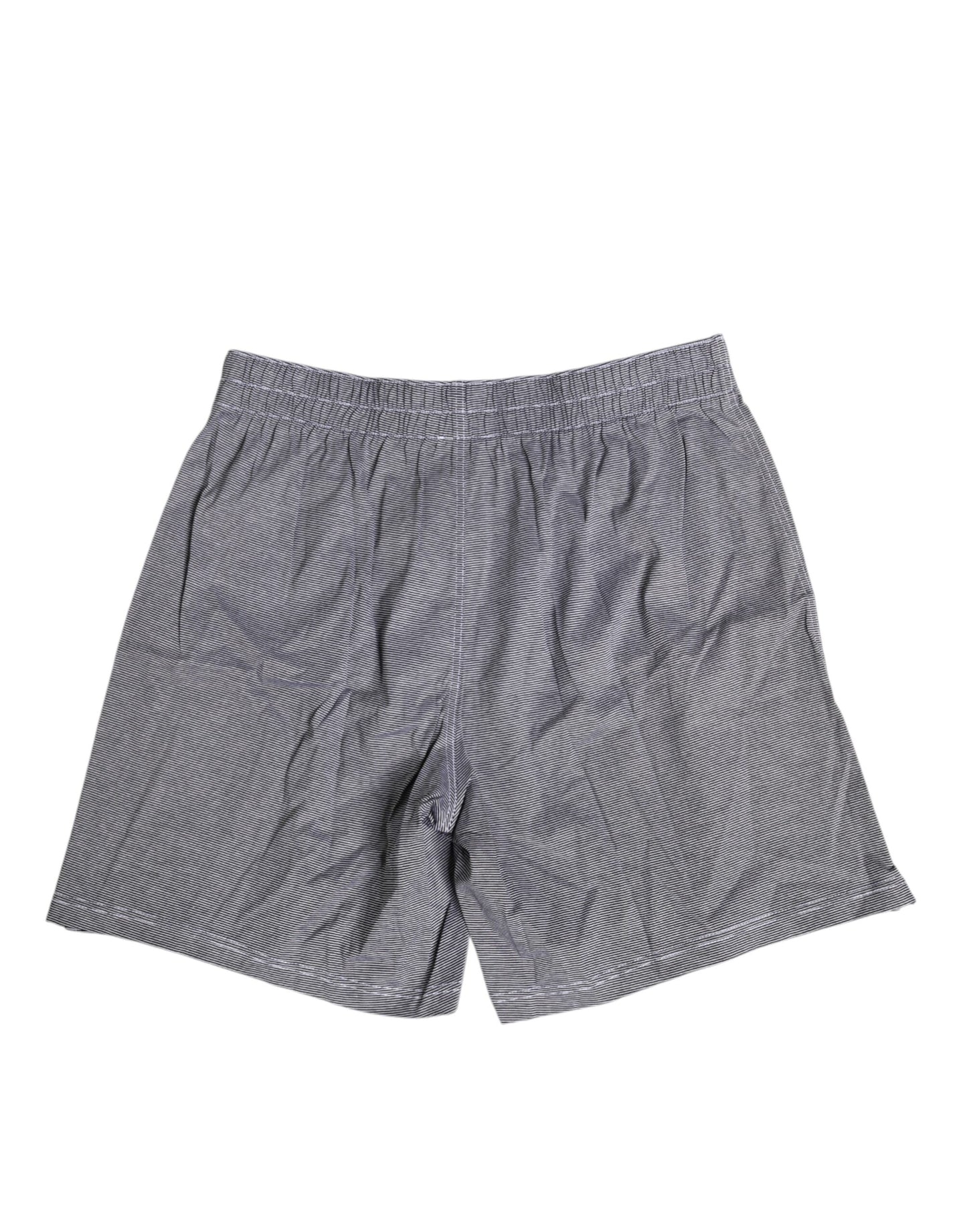 Sous-vêtement boxer Dolce & Gabbana en coton gris rayé coupe classique