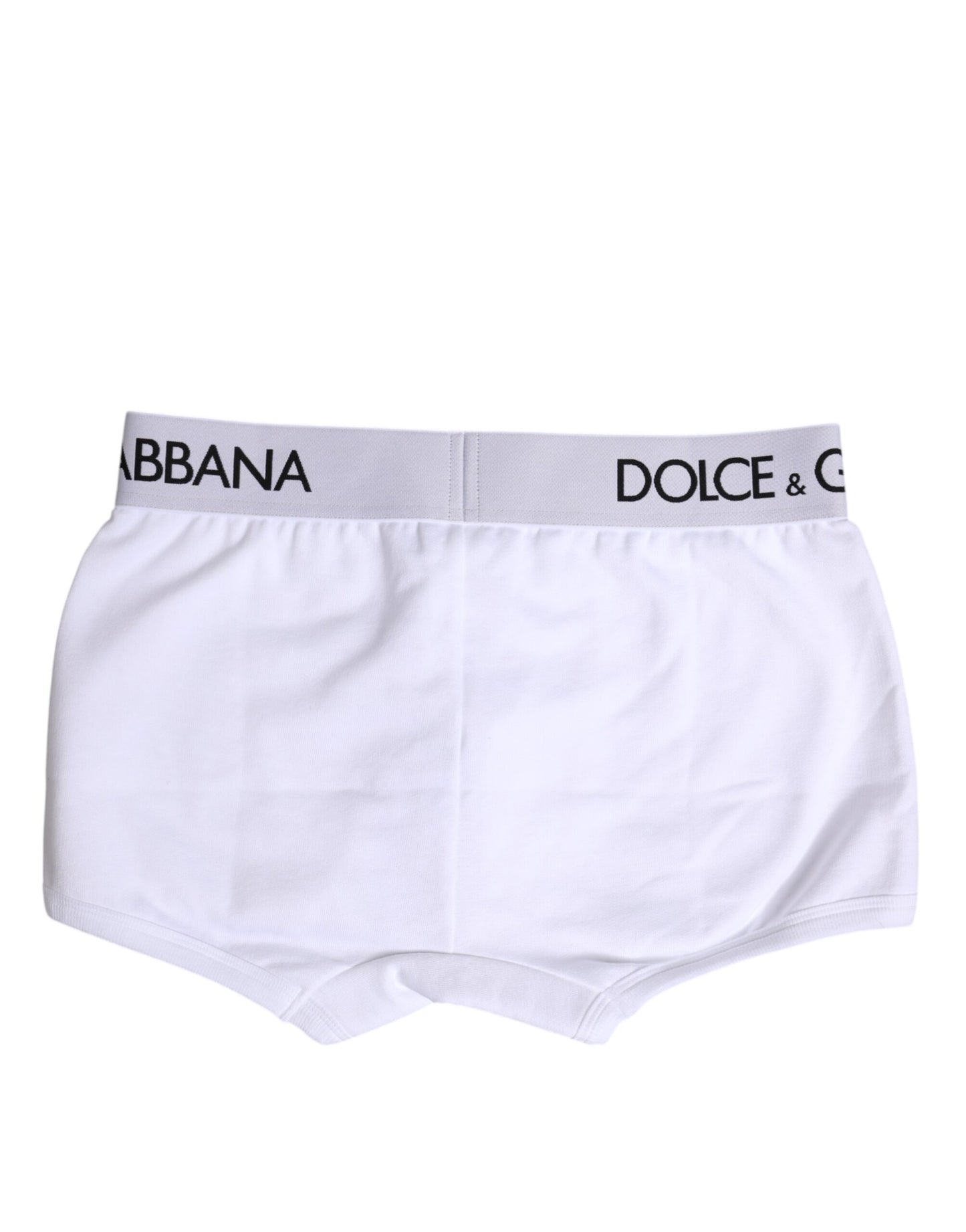Ropa Interior Bóxer Regular de Algodón Elástico Blanca Dolce & Gabbana
