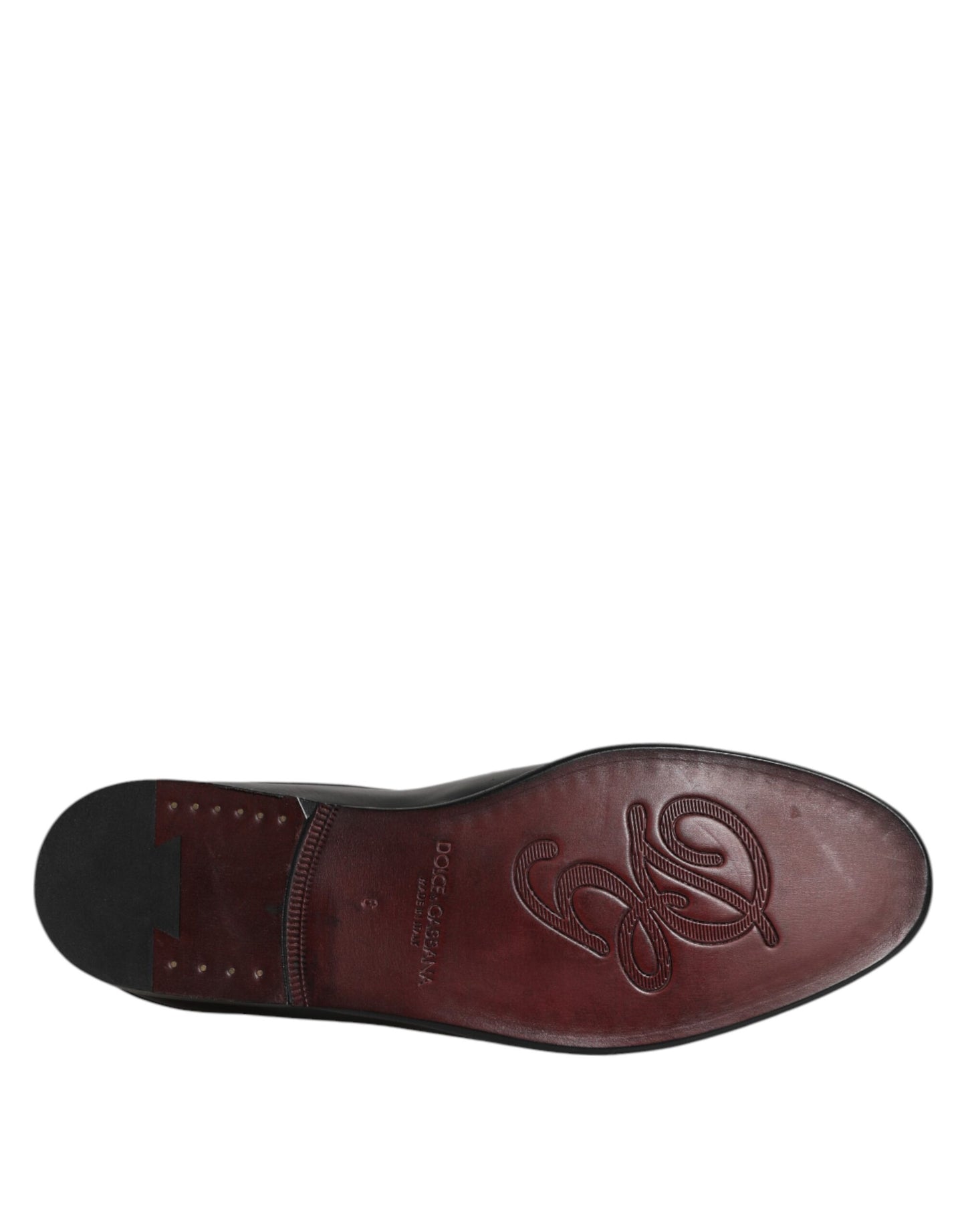 Zapatos Loafers Slip On de Piel de Becerro Negra Dolce & Gabbana