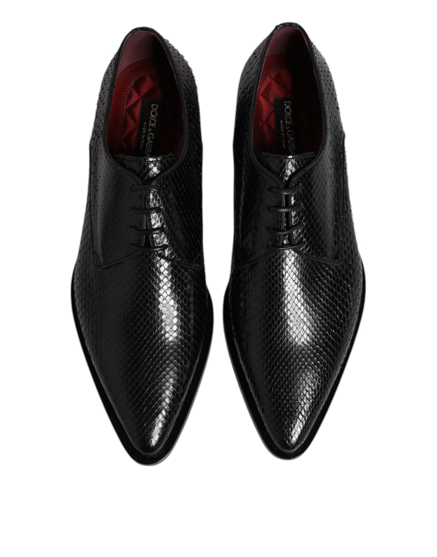 Chaussures Richelieu Homme Dolce & Gabbana en Cuir Noir à Lacets