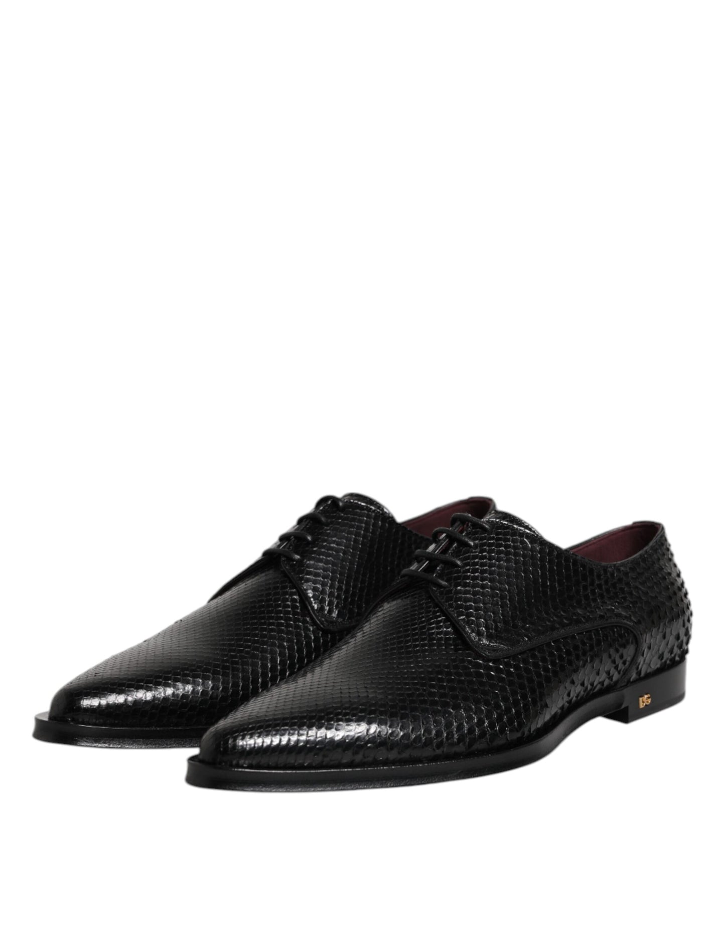 Chaussures Richelieu Homme Dolce & Gabbana en Cuir Noir à Lacets