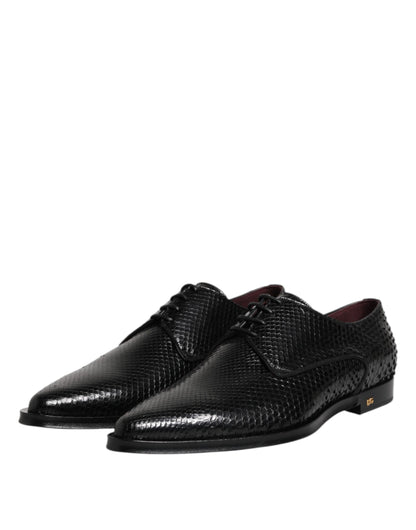 Chaussures Richelieu Homme Dolce & Gabbana en Cuir Noir à Lacets