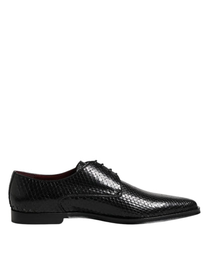 Chaussures Richelieu Homme Dolce & Gabbana en Cuir Noir à Lacets