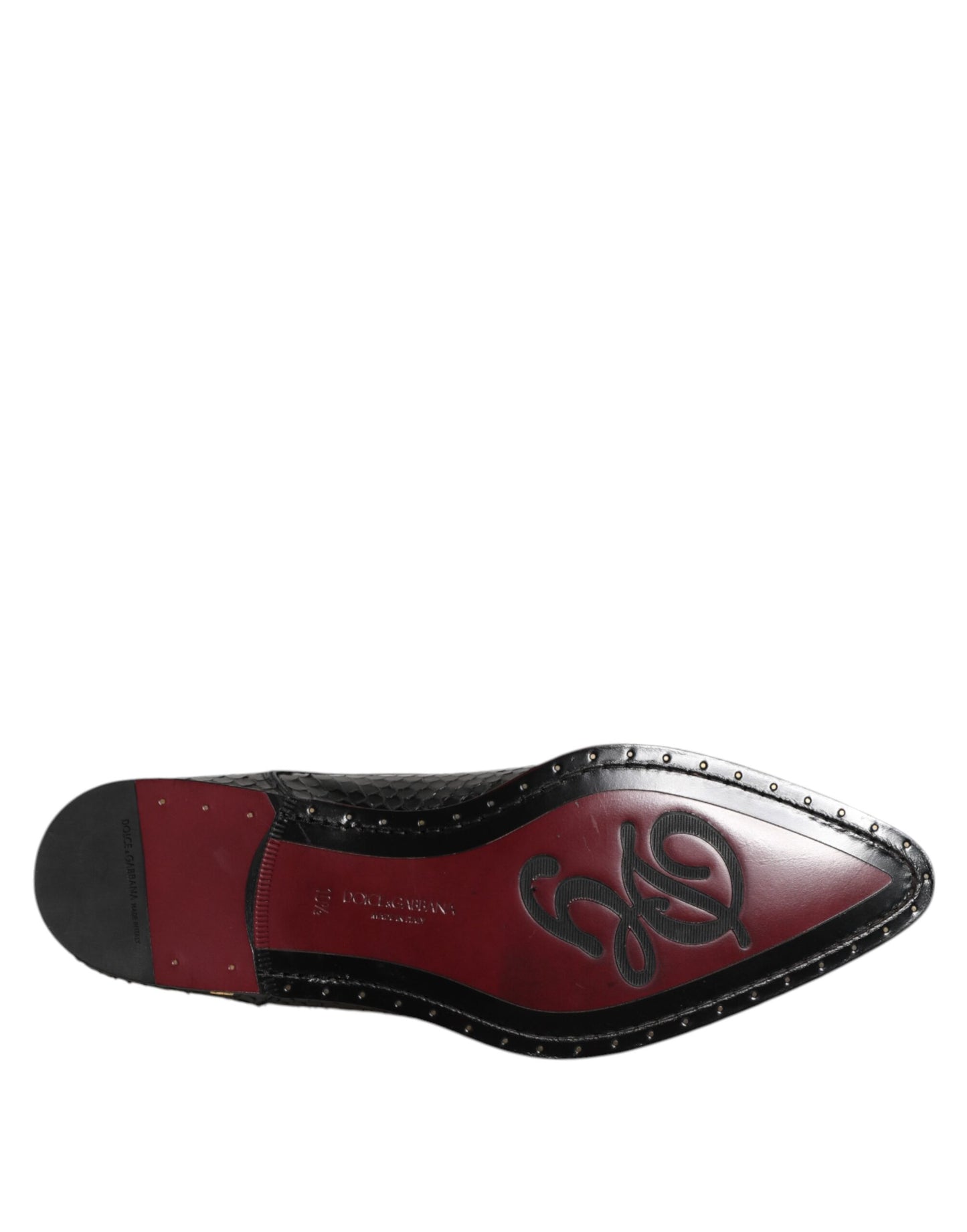 Chaussures Richelieu Homme Dolce & Gabbana en Cuir Noir à Lacets