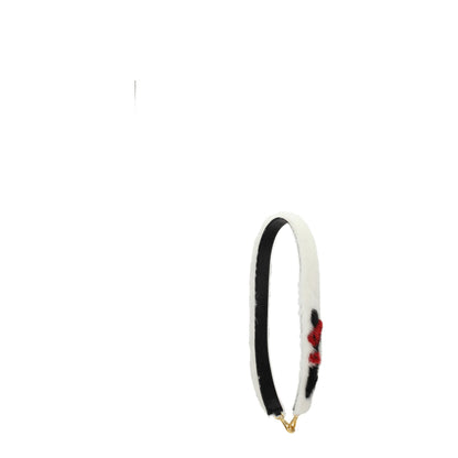 Bolso de hombro Prada de cuero blanco