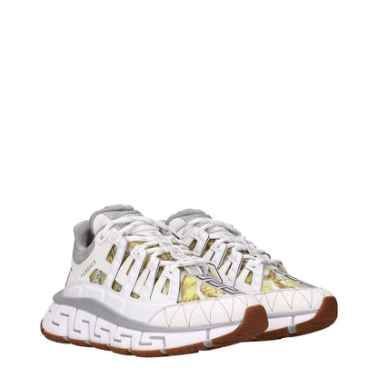 Zapatillas deportivas Versace de cuero blanco