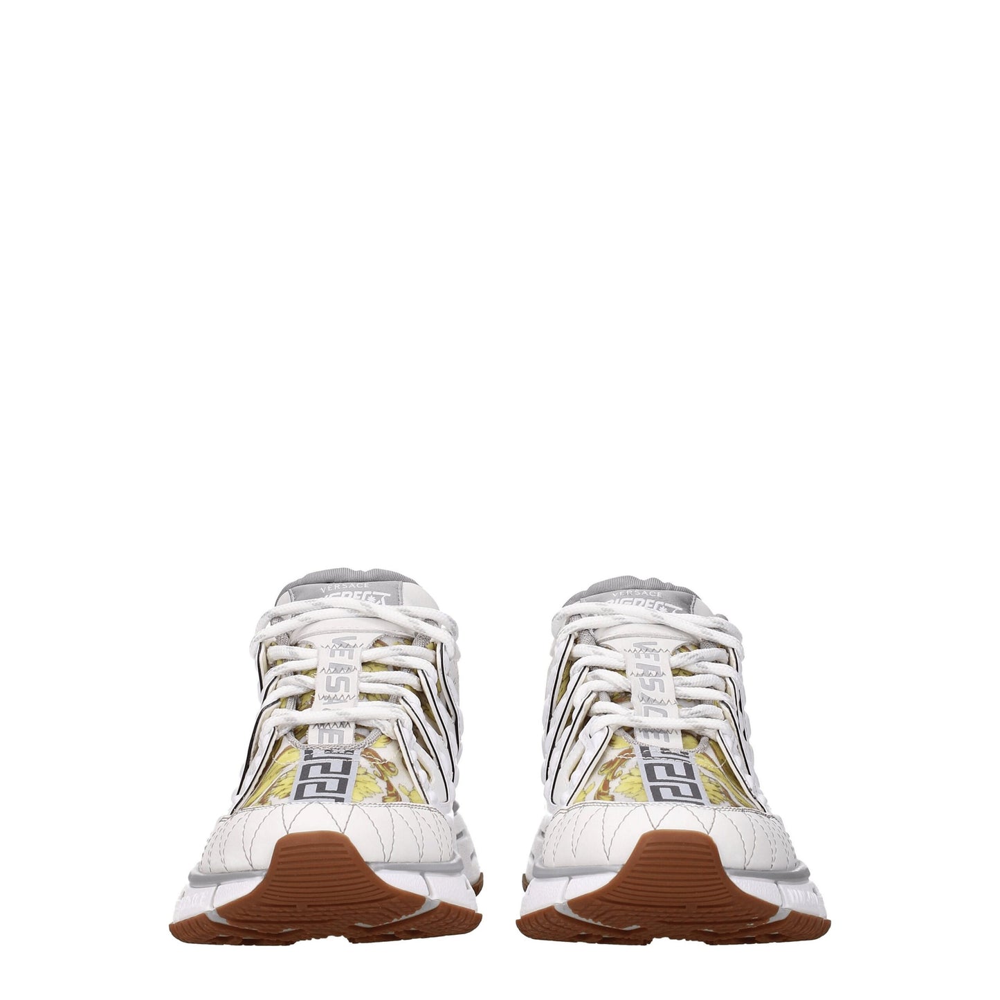 Zapatillas deportivas Versace de cuero blanco