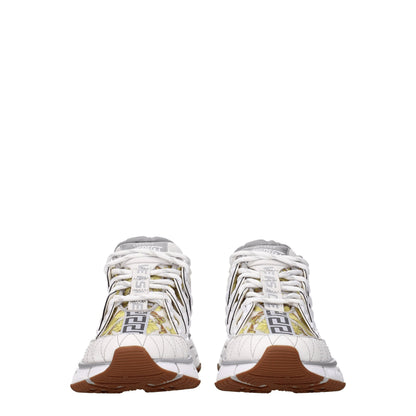Zapatillas deportivas Versace de cuero blanco