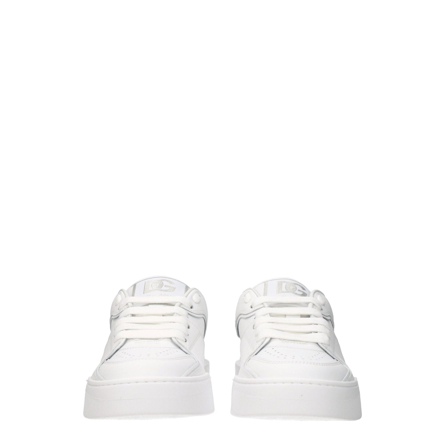 Zapatillas bajas de piel blanca Dolce & Gabbana
