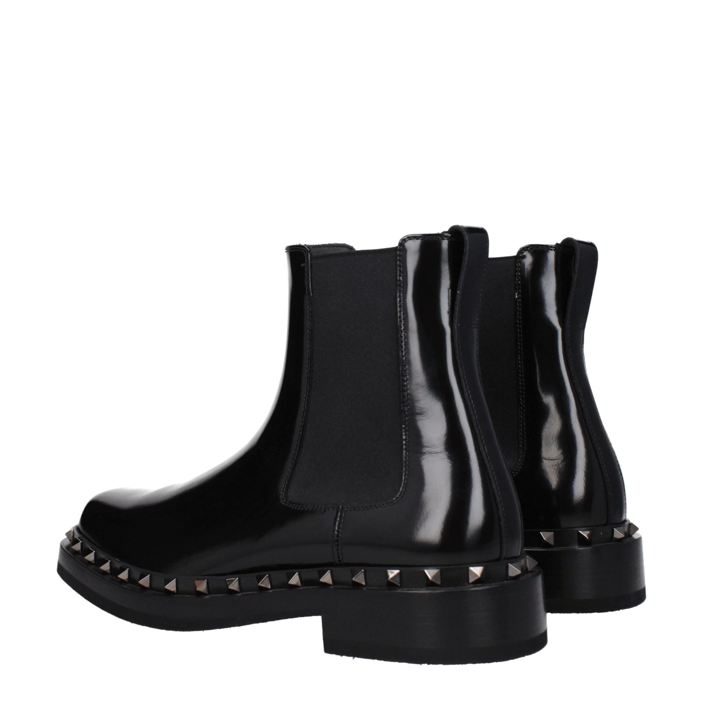 Botines Valentino Garavani de cuero negro