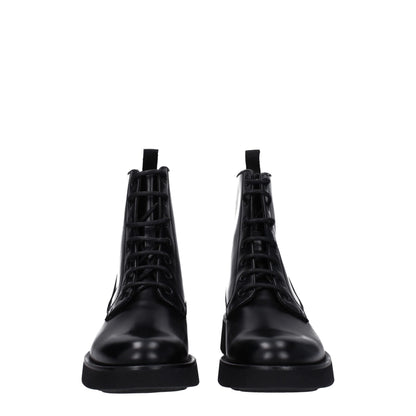 Church's Black Leather Ankle Boots
