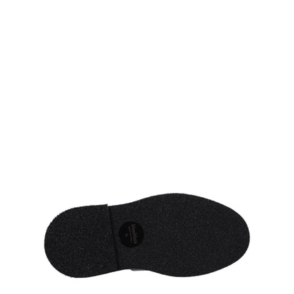 Max Mara Black Leather Oxfords And Derbies