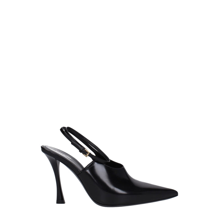 Escarpins noirs en cuir à talons hauts Givenchy