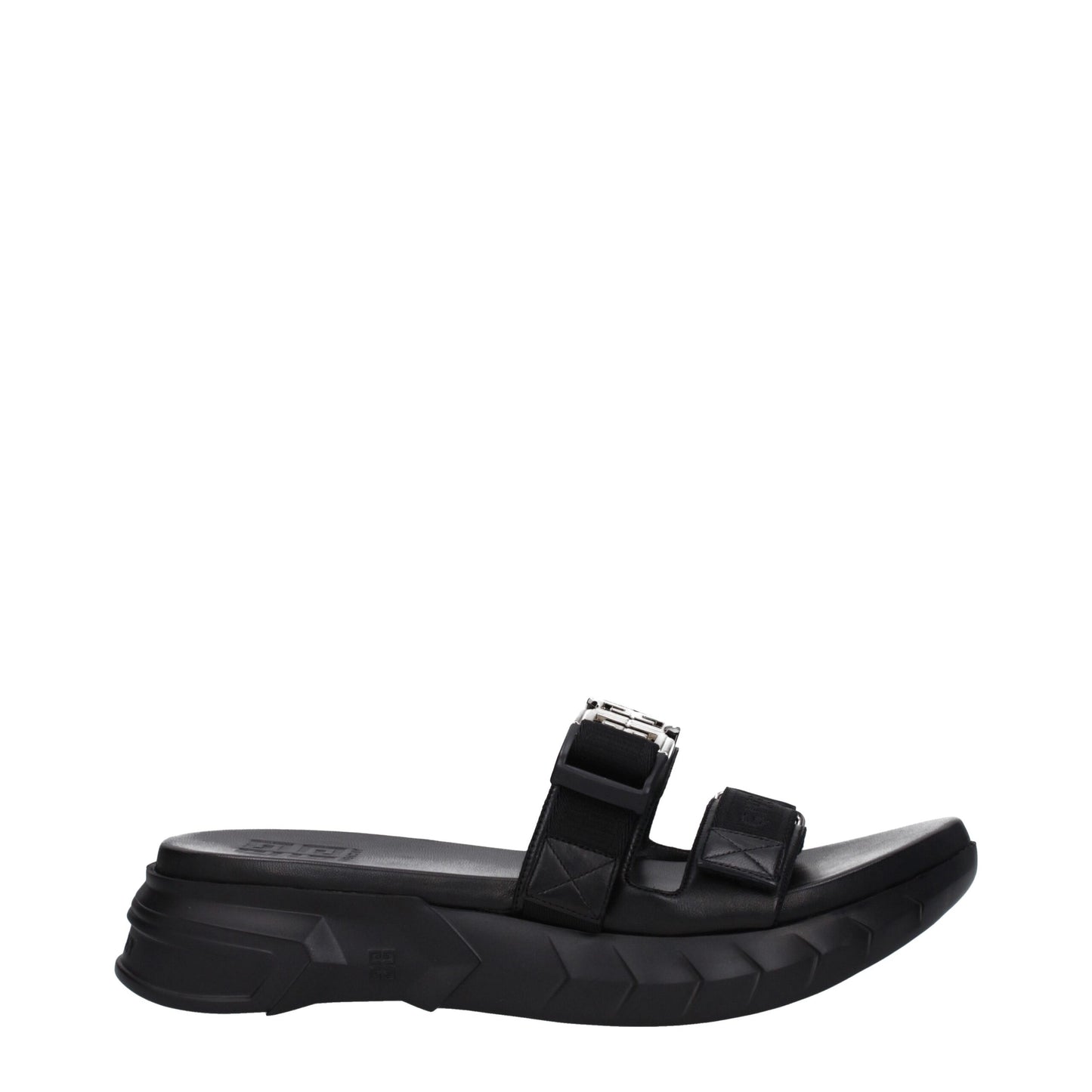 Pantuflas Givenchy de tela negra
