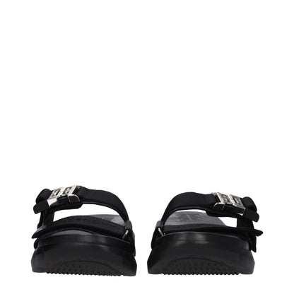 Pantuflas Givenchy de tela negra