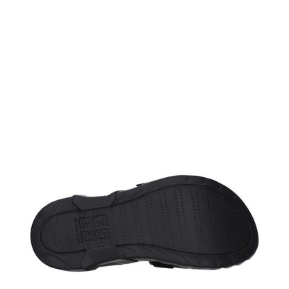 Pantuflas Givenchy de tela negra