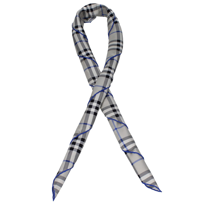 Burberry Gray Silk Foulard