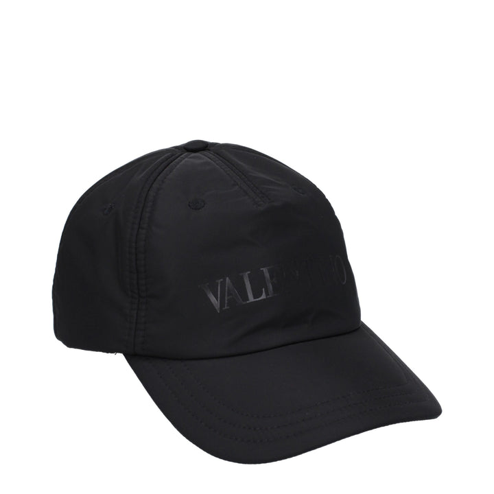 Casquette Valentino Garavani en polyamide noir