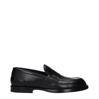 Mocasines Dolce & Gabbana de cuero negro sin cordones