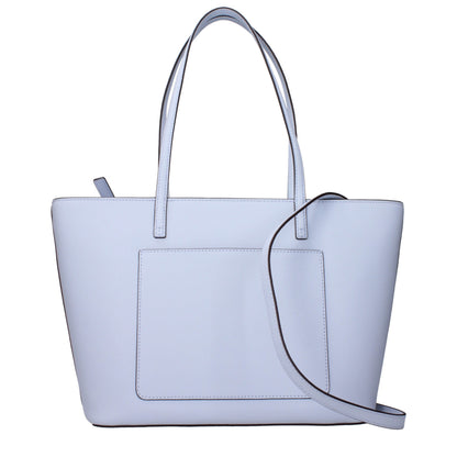 Tory Burch Light Blue Leather Shoulder Bag