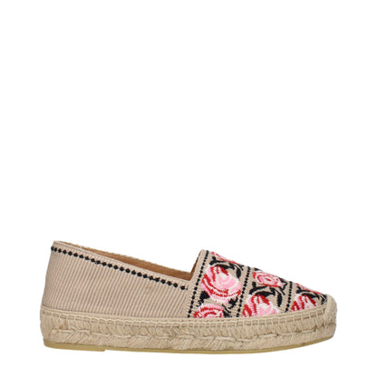 Alpargatas de tela beige Prada