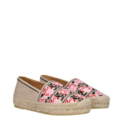 Alpargatas de tela beige Prada