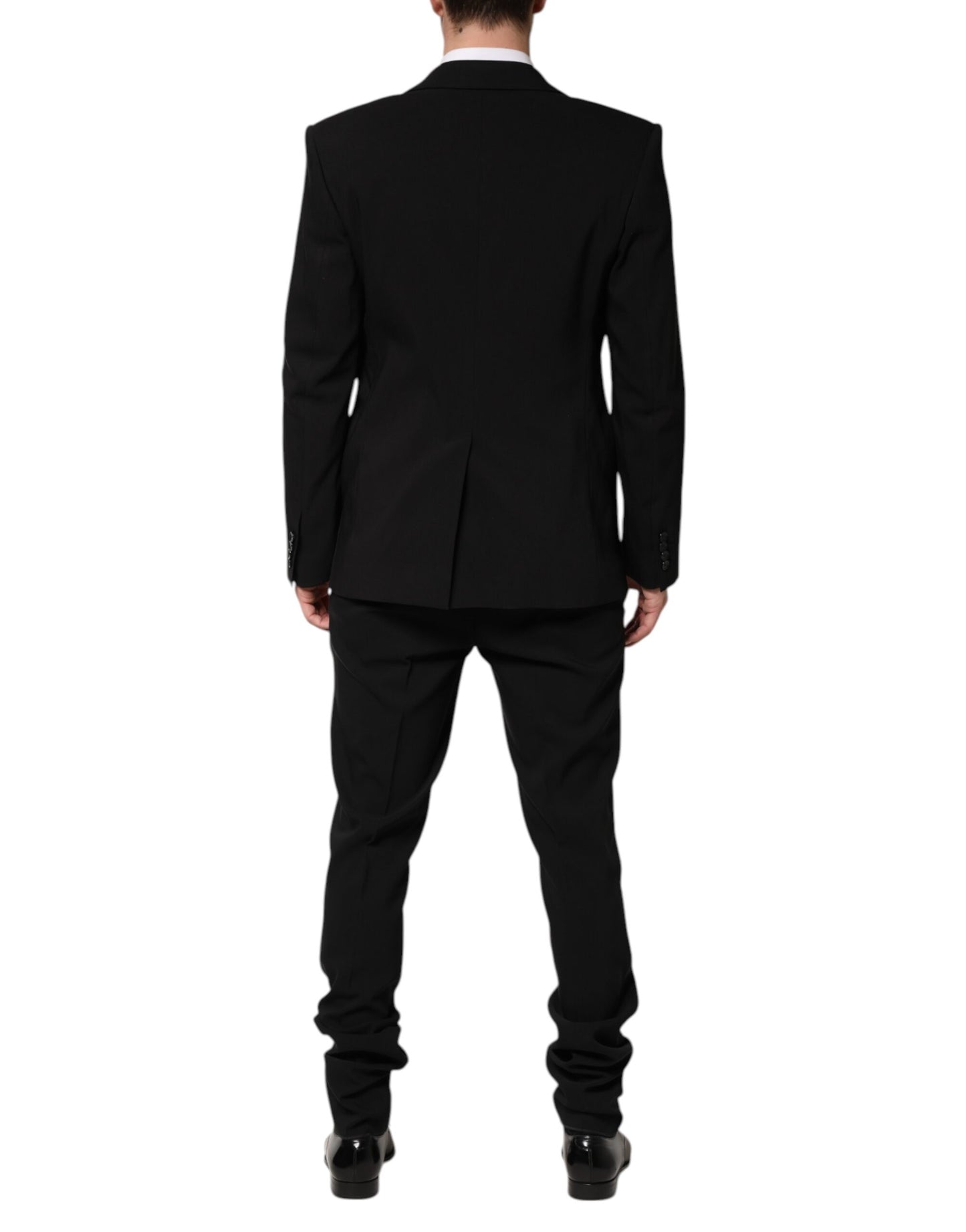 Costume deux pièces Dolce & Gabbana en coton noir, coupe droite