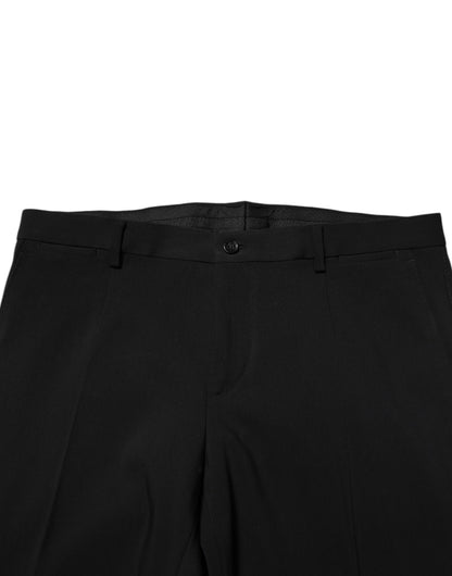 Costume deux pièces Dolce & Gabbana en coton noir, coupe droite