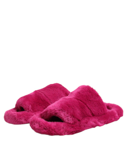 Dolce & Gabbana Zapatillas Planas de Hombre de Piel Sintética Acrílica Rosa