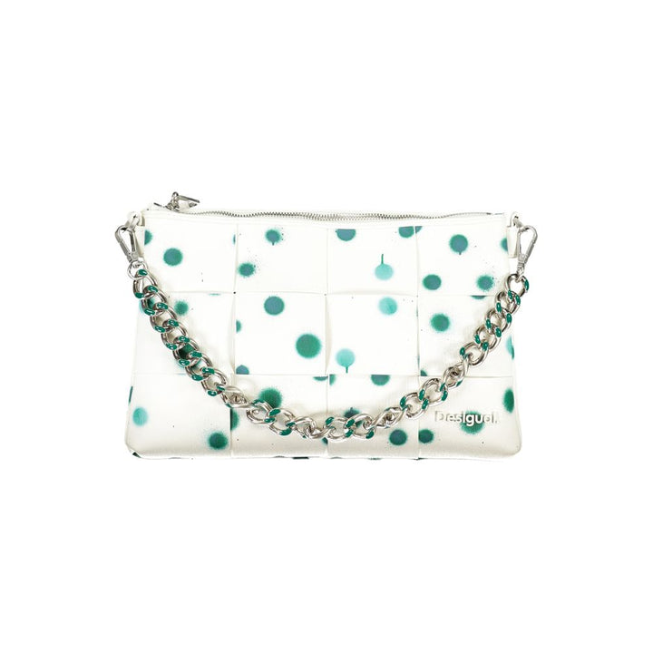 Desigual Bianco Poliuretano Women Handbag