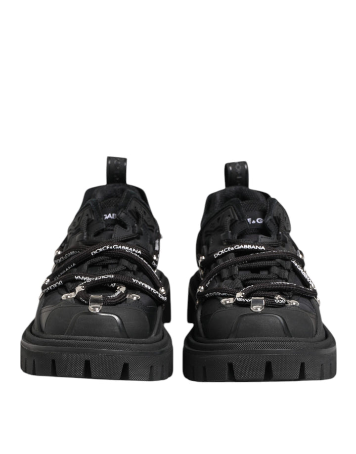 Zapatillas de trekking bajas con cordones negras Dolce & Gabbana