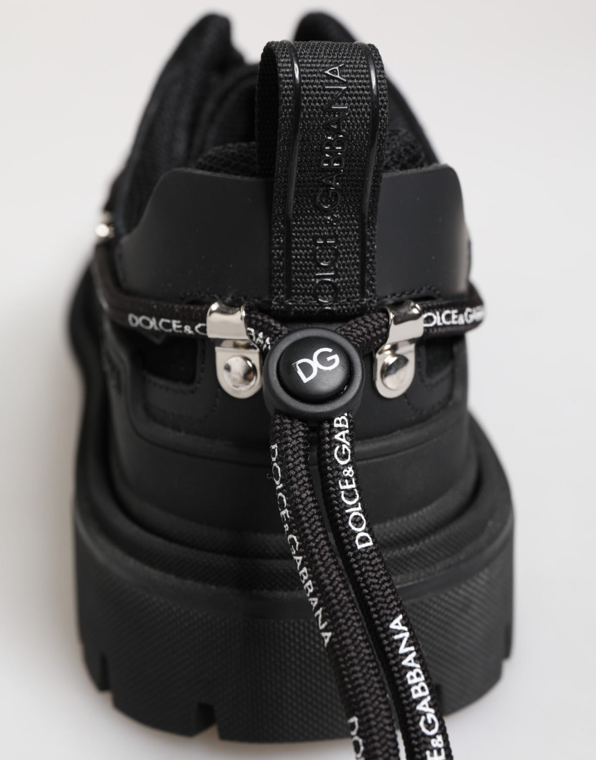 Zapatillas de trekking bajas con cordones negras Dolce & Gabbana