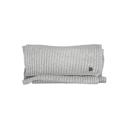 U.S. POLO ASSN. Gray Wool Men's Scarf