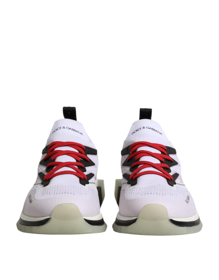 Dolce & Gabbana White SORRENTO Sport Stretch Sneakers Shoes