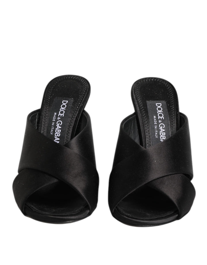 Zapatos de tacón alto Dolce & Gabbana negros modelo Keira estilo barroco