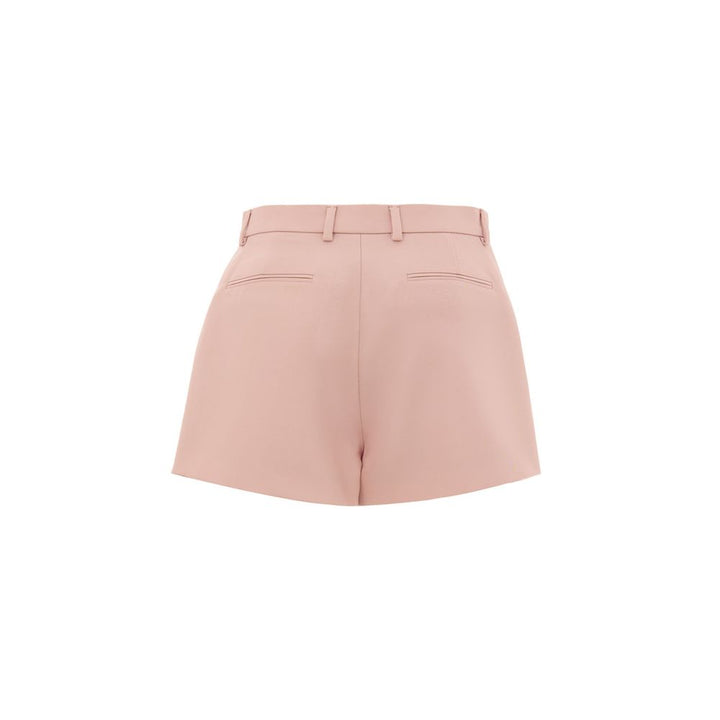 Shorts de lana rosa Gucci