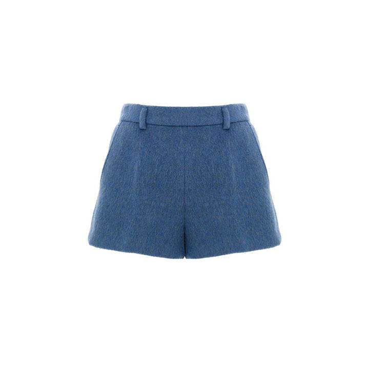 Pantalones cortos de lana azules de Gucci